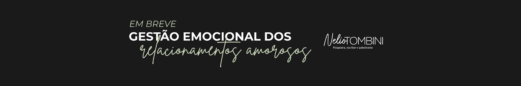 Banner do canal Nelio Tombini no YouTube